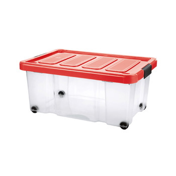 PUZZLE BOX WITH LID AND WHEELS | 43 L